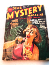 Dime Mystery Pulp Magazine June 1949 Good Condition - £18.68 GBP