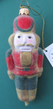 Christopher Radko Nutcracker Frosted Christmas Ornament Missing the Icicle 1997 - £12.15 GBP