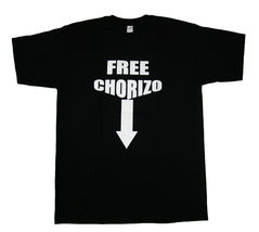 Free Chorizo ~ Funny Mexican Tee Cotton Men&#39;s T-Shirt - £13.98 GBP+