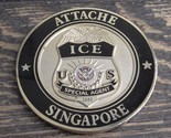 ICE Immigration &amp; Customs Enforcement Attache Singapore Challenge Coin #... - $38.60