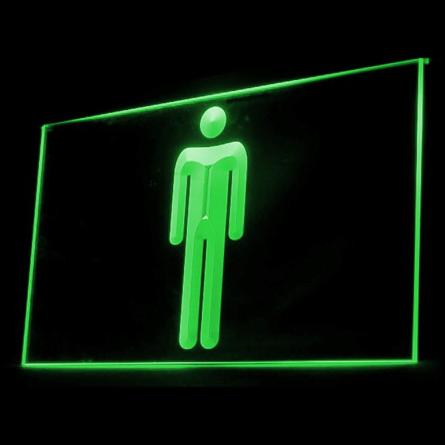 120035B Male Boy Gentleman Toilet Washroom Restroom Dryer Public LED Lig... - $21.99