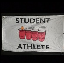 Student Athlete Flag Banner Drinking Games - $10.70