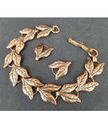 VINTAGE ESTATE NATIVE SOUTHWESTERN COPPER LEAF BRACELET 6 3/4&quot; - 8&quot; - $468.75 MXN