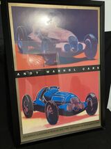 1988 Andy Warhol Cars Mercedes Benz Dealership  ORIGINAL Grand Prix Car  Poster - $251.61