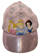 Disney Princesses Girls Youth Ball Cap Cinderella Belle Snow White Adjus... - £9.90 GBP