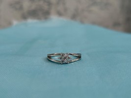 Round Cut CZ Adjustable Pretty Flower Style Toe Ring 925 Sterling Silver - €3,23 EUR