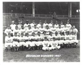 1947 Brooklyn Dodgers 8X10 Team Photo Baseball Mlb Picture - $4.94