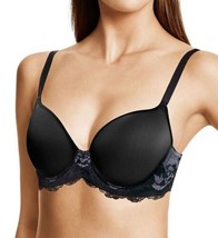 Wacoal 853256 Lace Affair Underwire Contour Bra Sz 32DD Black - £30.21 GBP