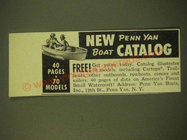 1950 Penn Yan Boats Ad - £13.82 GBP