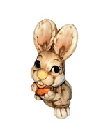Vintage Kitsch Bunny Rabbit 5&quot; Made In Korea Whimsy Figurine - $33.83 CAD