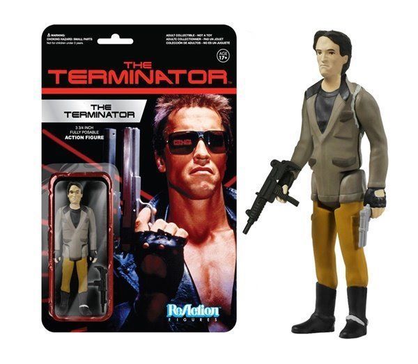 Terminator Movie Terminator One ReAction Action Figure Funko 2014 MOC SEALED - £10.03 GBP