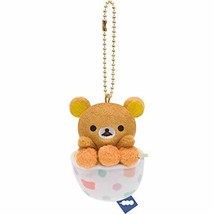 Rilakkuma Hanging rilakkuma (Dumpled pork cutlet ) Ball Chain Plush Doll  Japan  - £20.74 GBP