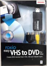 NEW Roxio Easy VHS to DVD for Mac | VHS Hi8 V8 Video to DVD or Digital Converter - £30.78 GBP