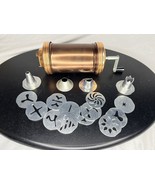 Vtg Rare. Brown/copper Mirro Betty Crocker Cookie Press 12 Discs 4 Tips ... - $24.00