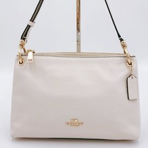 NEW Coach Polly Pebble Leather  MIA Crossbody Bag, Chalk, NWT - $3,070.03 MXN