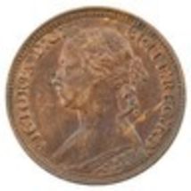 1880 Great Britain Farthing Coin Type 4 Berries (XF Condition) KM # 753 - $122.31