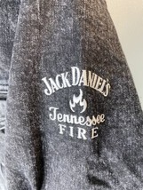Jack Daniels Tennessee Fire Fleece Lined Denim Jacket Black Large  - £31.60 GBP