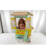 American Girl Lea&#39;s Fruit Stand Retired Set 18&quot; Doll Playset + Lea Doll ... - £103.26 GBP