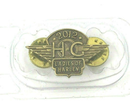 Harley Pin Ladies Hog 2012 Ladies of Harley Owners Group Jacket Vest Pin NEW - £5.05 GBP