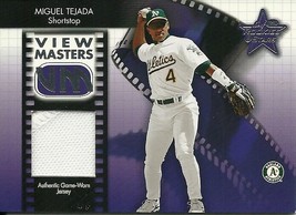 2002 Leaf Rookies &amp; Stars Viewmasters Slideshow Miguel Tejada 14 A&#39;s 074/100 - £4.71 GBP