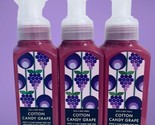 Bath &amp; Body Works Cotton Candy Grape Foaming Hand Soap Lot Of 3 NEW - $32.57