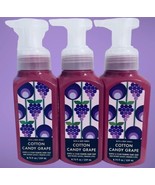 Bath &amp; Body Works Cotton Candy Grape Foaming Hand Soap Lot Of 3 NEW - £25.62 GBP
