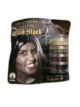 Theatrical Effects Witch&#39;s Stack Makeup 4 colors Rubies - £5.33 GBP
