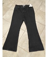 Abercrombie &amp; Fitch The Vintage Flare High Rise Black Denim Jeans 32x32,... - $39.30