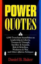 Language: Power Quotes : 4,000 Trenchant Soundbites on Leadership and Li... - $8.14