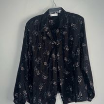 Elisabeth by Liz Claiborne floral long sleeve button-down shirt, size 18 - $6.86