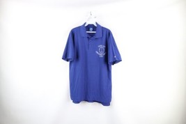 Vtg 90s Champion Mens Large Spell Out Church of Christ Collared Polo Shirt USA - £31.62 GBP