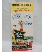 Vintage 1960s Miami Florida Holiday Inn Advertisement Sheet - $19.80