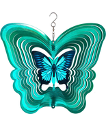 Butterfly Wind Spinners for Yard and Garden, Metal Butterfly Ornaments f... - £29.24 GBP