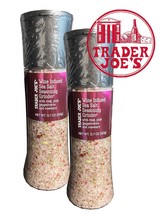 2 Packs TRADER JOE&#39;S Wine Infused Sea Salt Grinder w/Rosé Pink Peppercorn - £24.29 GBP