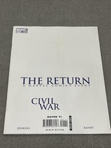 Marvel Comics Civil War: The Return No.1 March 2007 EG - £9.36 GBP