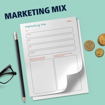Marketing Mix Sheet: Excel in Your Marketing Endeavors with the Comprehensive Ma - £1.56 GBP