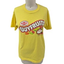 VTG Screen Stars Single Stitch JUJYFRUITS &quot;SAY NO TO DRUGS&quot; Yellow T-shi... - $1,098.19 MXN