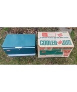 Vintage 1974 Coleman Model 5254 Green Snow-44 Quart Cooler W/ Box Tray - £246.69 GBP