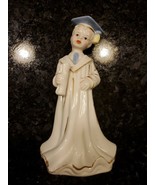 Vintage 1950&#39;s Bisque Boy in Graduation Gown with Diploma K&#39;s Collection... - $18.99