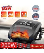 200W Car Truck Portable Auto Heater Heating Cooling Fan Defroster Demist... - £24.49 GBP