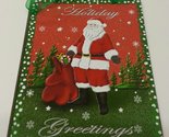 Giftcraft Rustic Tin Santa Sign Ornament (Seasons Greetings) - $8.77