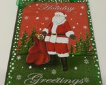 Giftcraft Rustic Tin Santa Sign Ornament (Seasons Greetings) - $8.77