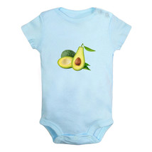 Baby Fruit Avocado Pattern Romper Newborn Bodysuit Infant Jumpsuit Babies Outfit - £8.33 GBP