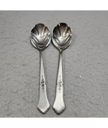 Vintage Oneida ASHMORE Sugar Shell Spoon 6&quot; Stainless-Burnished Silver S... - $9.46