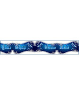 Web Banner Blue and white custom designed 46a - £5.59 GBP