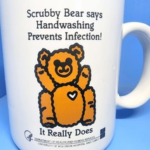 Scrubby Bear Handwashing Prevents Infection Health WI Hospitals Coffee Mug - $179.87 MXN