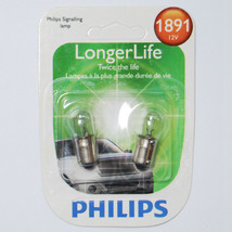 2pk - Philips 1891 - 14v T3.25 Ba9s Base Long Life Automotive Bulb - £19.17 GBP