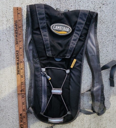 Camelbak Classic Hydration Pack Gray Black Zipper Pocket - No Bladder 16" x 7" Item image 7