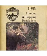Maine 1999 Hunting &amp; Trapping Regulations Vintage 1st Printing Booklet #... - $364.86 MXN