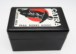 Cole CATRA Trail Riders Association metal card file box - $12.00